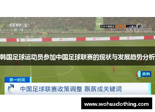 韩国足球运动员参加中国足球联赛的现状与发展趋势分析